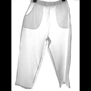 Denim&co white capris